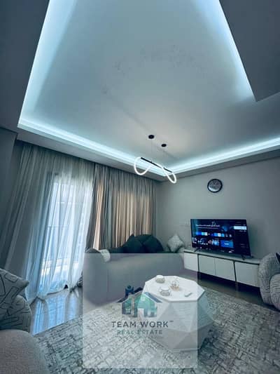 Furnished apartment for rent in Zed West Compound, fully furnished, air-conditioned, modern furniture