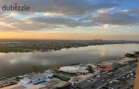 شقة للبيع في أبراج سرايا المشرق بجوار أبراج المهندسين مباشرة – كورنيش المعادي – بإطلالة مميزة على النيل