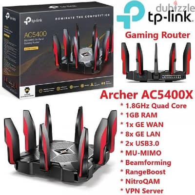 tp-link router C5400X جديد