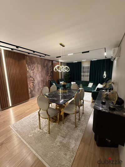 Apartment for sale 116 sqm ultra super lux finishes typical floor near Seasons Park ready for immediate move in in Madinaty B11
