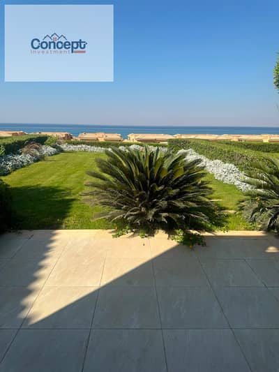 Twin House for Sale in Telal Ain Sokhna | Full Sea View | Phase 1 | 180 Sqm | Fully Furnished | Second Row