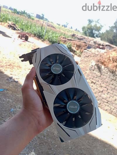  كارت شاشة ASUS GTX 1060 6GB أبيض - حالة ممتازة