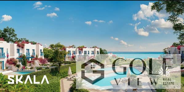 132 m² ground-floor chalet with a 90 m² garden, 3 bedrooms, available immediately in Mountain View, Ras Al-Hikma, North Coast  Prime location within t