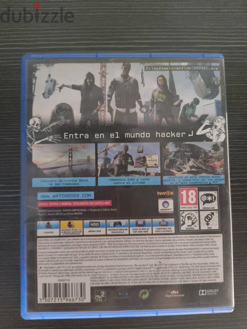 Watch dogs 2 - PS4 1
