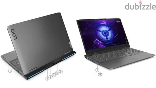 لابتوب جيمنج Lenovo LOQ 15IRH8 - i7 13th - RTX 4050 (بحالة الزيرو)