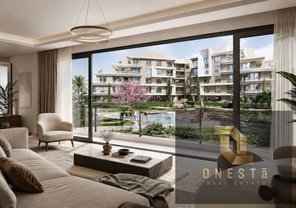 Ground floor apartment with garden for sale in Fifth Settlement with a 30% discount, next to Mountain View and Al Rehab, with the possibility of installments over 10 years.