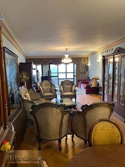 Fully Furnished Apartment for Sale in Hussein Sedky Square, Maadi | 180 sqm | High-Rise Tower | Prime Location