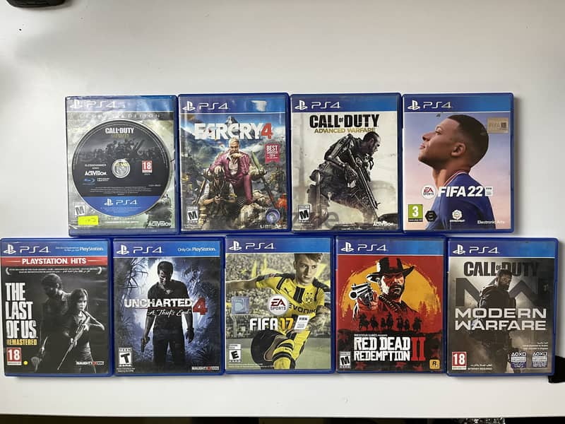 PlayStation 4 slim with CD’s bundle 9