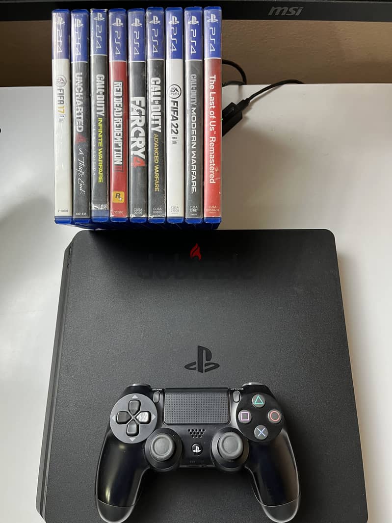PlayStation 4 slim with CD’s bundle 10