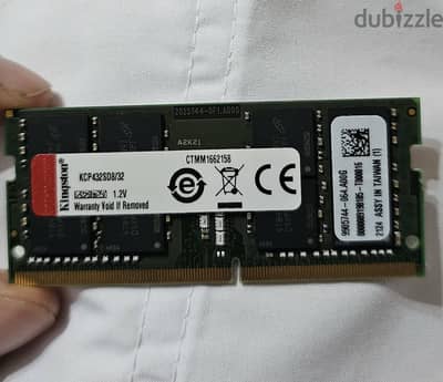Kingston  DDR4 SODIMM 32GB 3200MHz