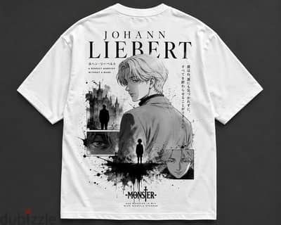 تيشيرت Monster - Johan Liebert | خامة Premium | DTF