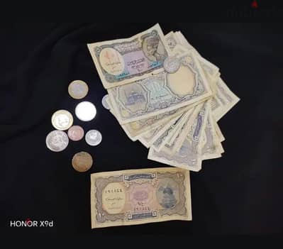 عملات ورقيه ومعدنيه مصريه قديمه جدا