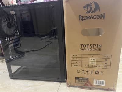 Redragon case no power supply includes fans