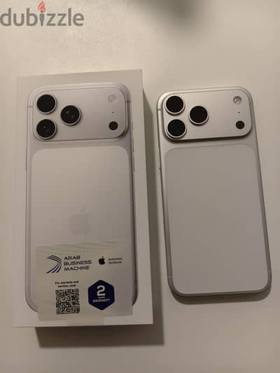 Apple - iPhone 17 Pro Max Silver 256 2 years local warranty