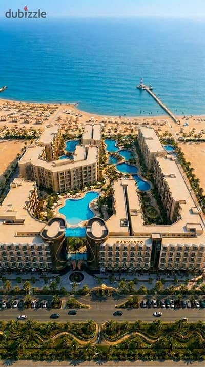 Beachfront Apartment for Sale in Hurghada Marvento with Sky Pool and 5 Years intallments