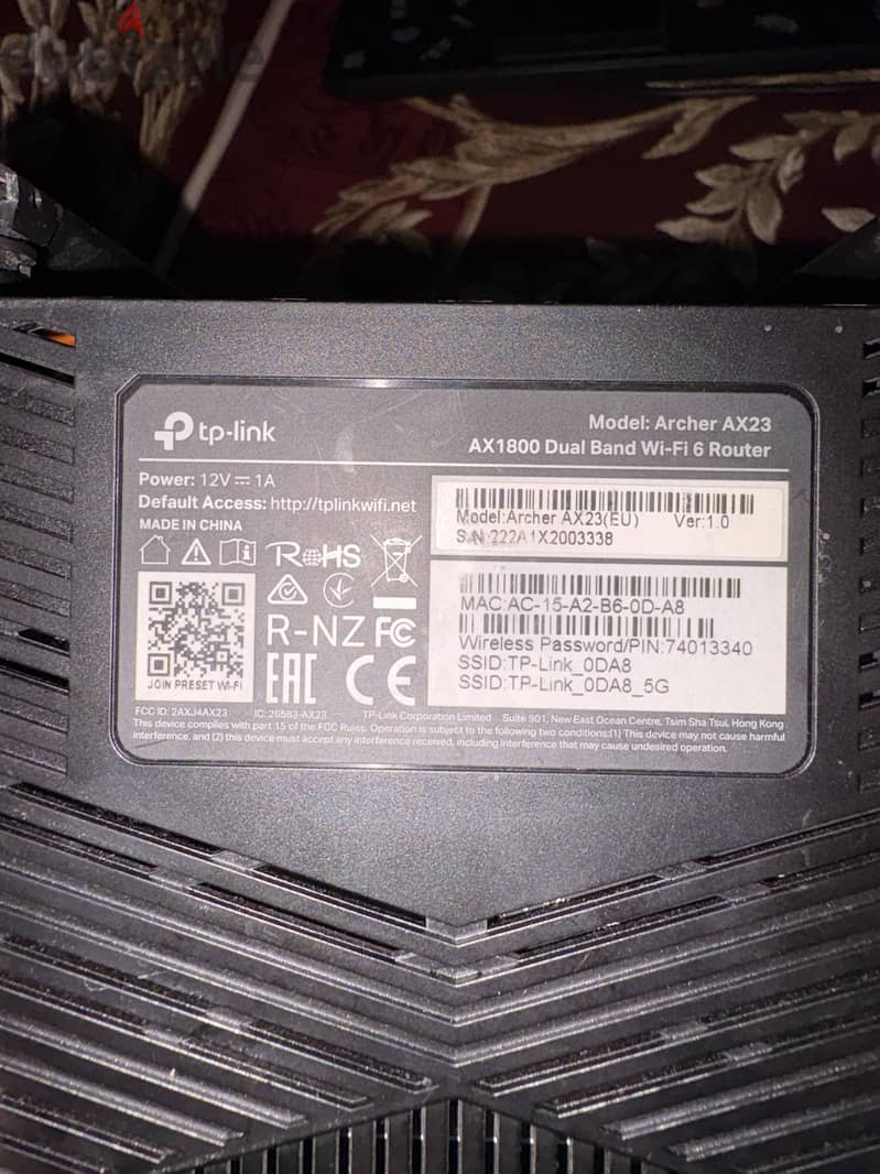 راوتر tp-link wifi6 4