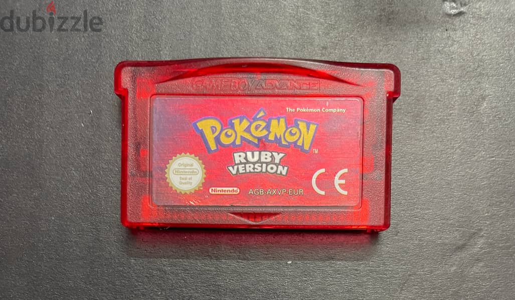 Nintendo Game Boy Advance “Pokémon Ruby” Version Game card 4