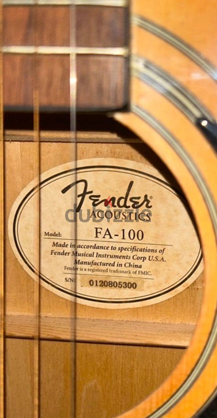 Acoustic fender FA-100 1