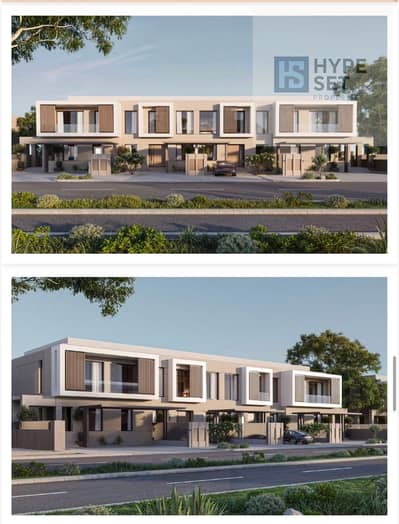 town house first row 3 BEDROOMS FOR SALE IN modon  RAS EL HEKMA with 5 % down payment and installments up to 10 years equal