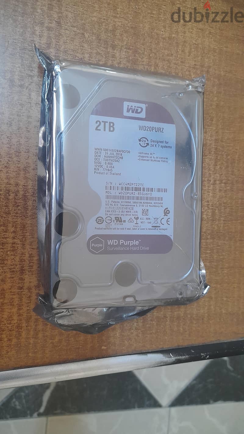 HDD 2TB PURPLE 1