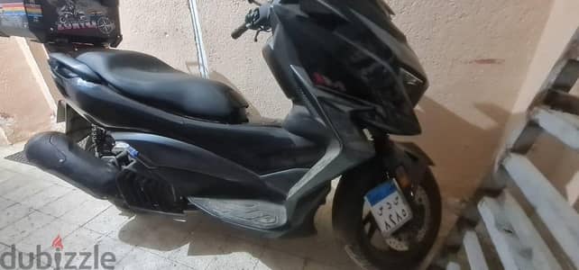سكوتر زونتوس zontos m1 155 كسر زيرو ماشي ١٣٠٠ كيلو فقط