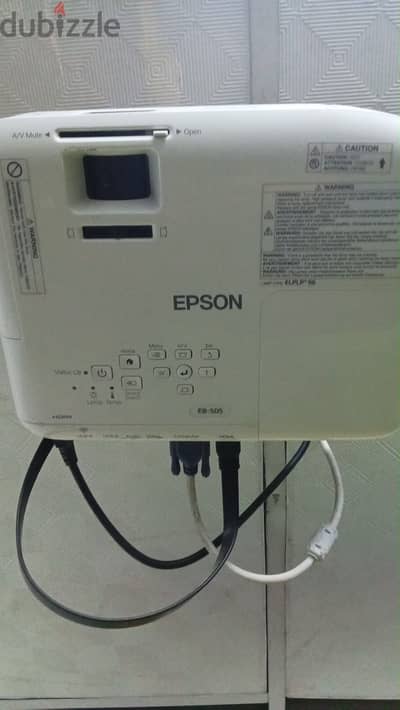 بروجيكتور Epson EB-X05 أصلي – سطوع 3300 لومن – HDMI –صورة حتى 300 بوصة
