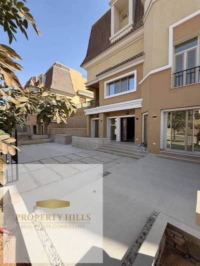 آس فيلا S villa جاردن وروف 239 م فيو دايركت علي لاند سكيب برايم لوكيشن في كمبوند سراي التجمع الخامس القاهره الجديده