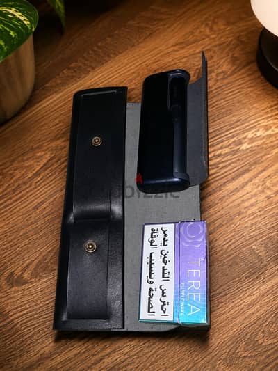 جراب لجهاز أيكوس والعلبة جلد طبيعى بقرى هاندميد بالكامل يحافظ عالجهاز