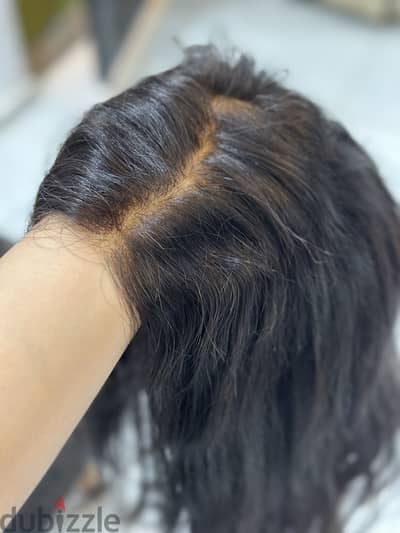 باروكه شعر طبيعي ١٠٠٪؜مش بتبان علي الرأس