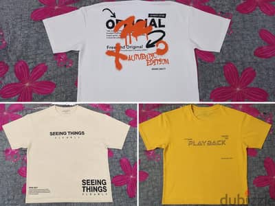 3 t-shirts oversize from townteam