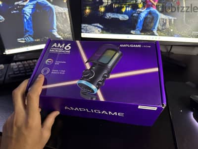FIFINE AM6 RGB Microphone جديد FIFINE AM6 RGB Microphone جديد