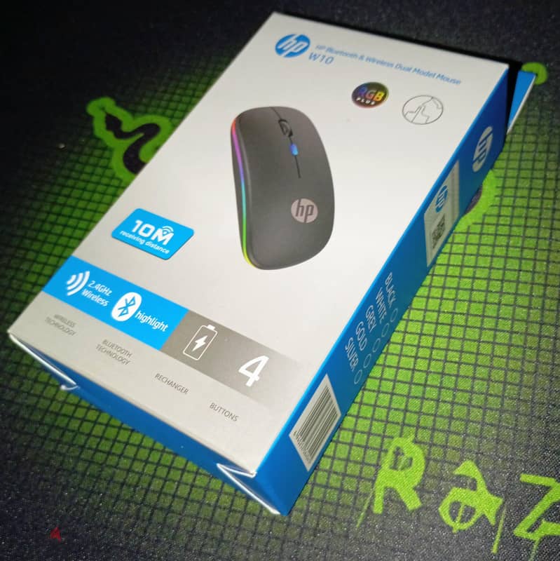 HP W10 Wireless Mouse And Mouse Pad 2