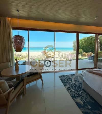 باقل مقدم واطول فترة سداد امتلك شاليه sea view متشطب بالتكيفات في DOSE راس الحكمة