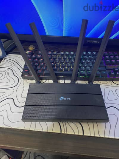 مقوي شبكه tp-link archer c6 بحاله ممتازه