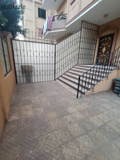 For rent, ground floor with a garden in the seventh district near Suez Road
