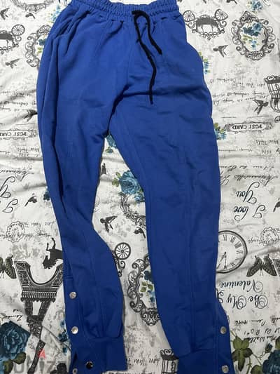 Blue sweatpants