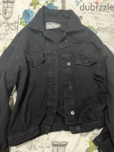 Black denim jacket only worn once