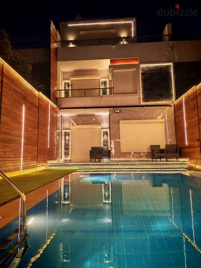 Villa for sale in Zayed Dunes Compound Features a swimming pool and elevator Middle townhouse