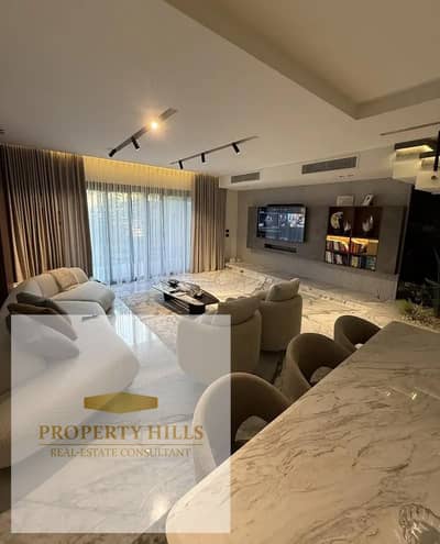 Ready to Move Duplex for Sale Fully Furnished Super Lux Finish Private Garden Prime Location Hyde Park New Cairo