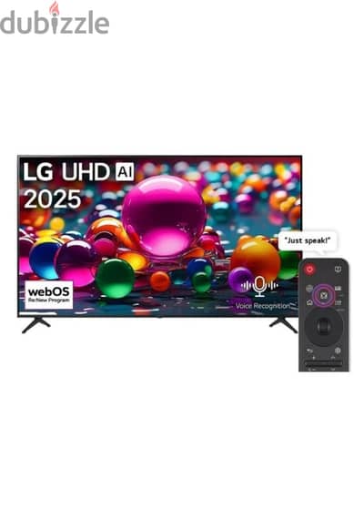 تلفاز LG مقاس 65 بوصة 4K UHD ذكي LED مع جهاز استقبال مدمج - 65UA850064