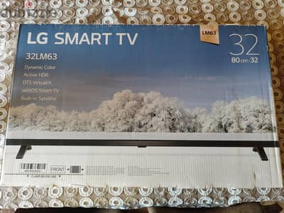 LG Smart TV 32 بوصة بحالة ممتازة + الكرتونة الأصلية