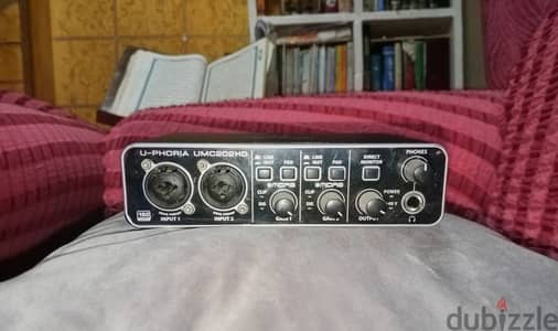 كارت صوت Behringer الماني HDجودة صوت خرافية ب الكبل بتاعو