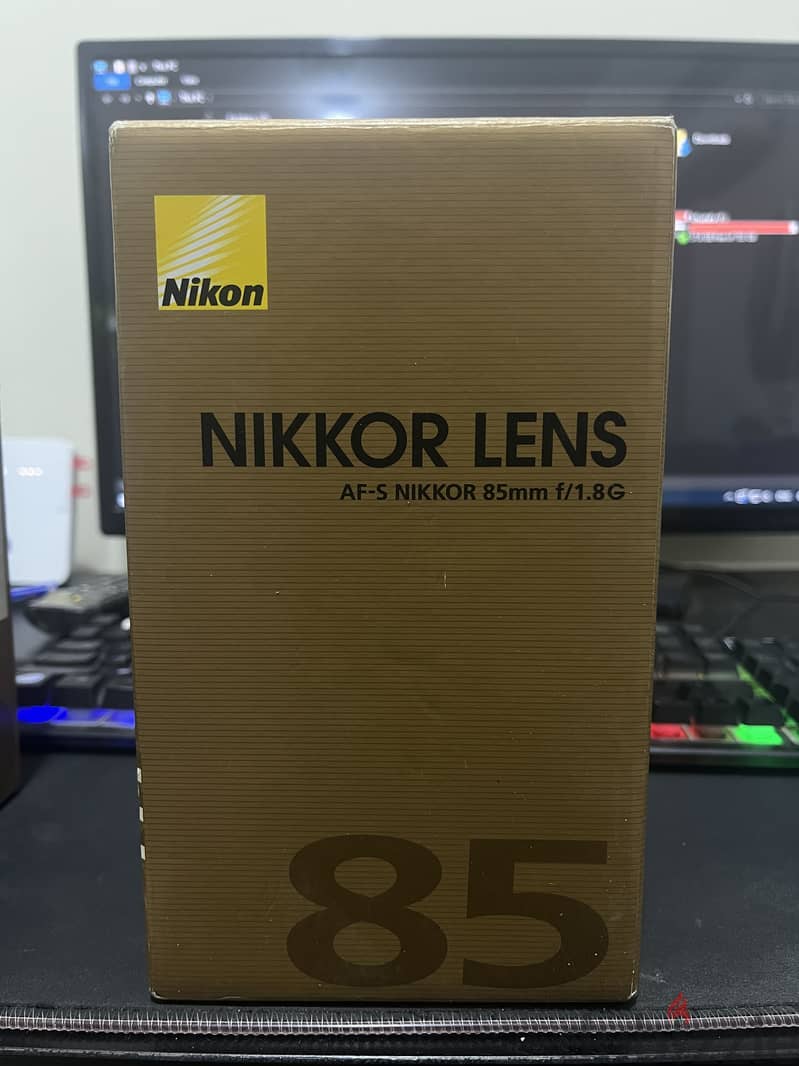 Lens Nikon 85 1.8 G 1