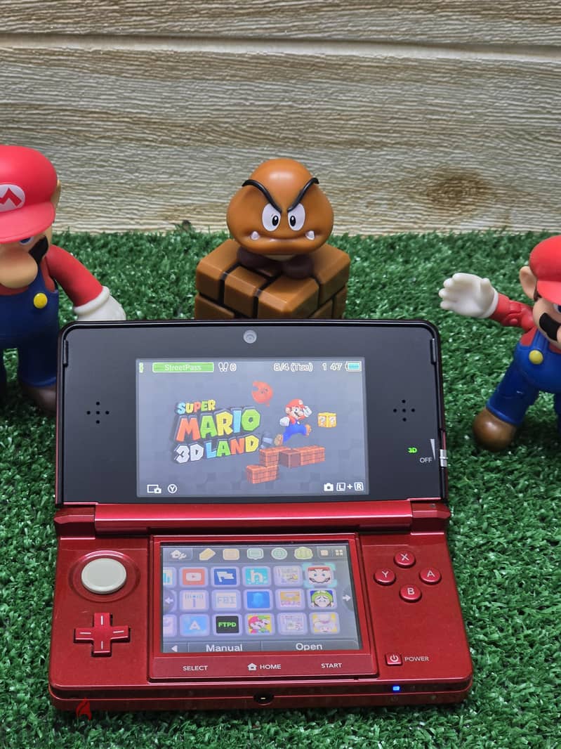 Nintendo 3DS Flame Red 1