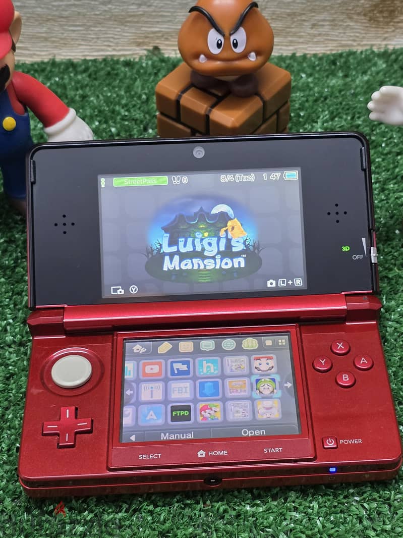 Nintendo 3DS Flame Red 2