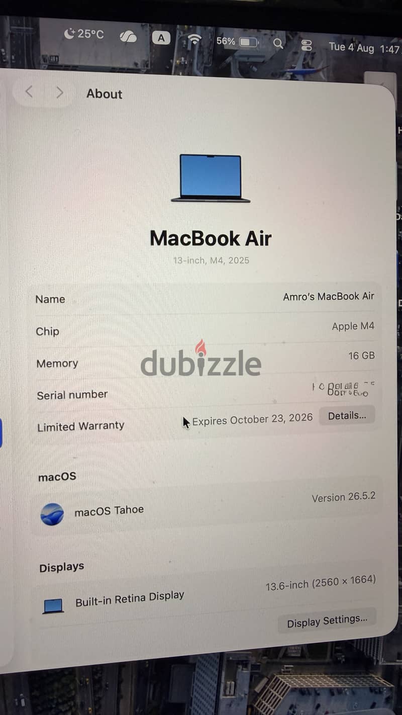 Macbook air M4 2025 1