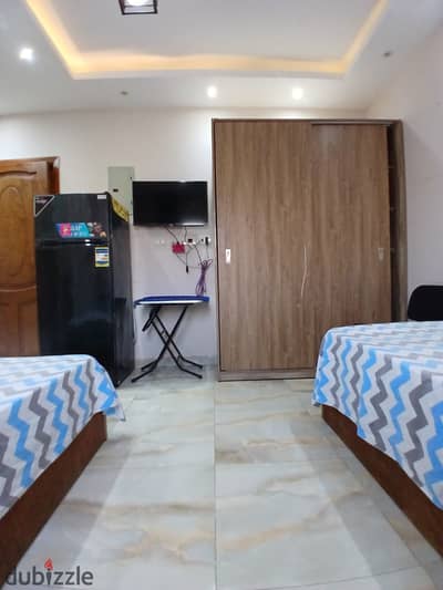 First neighborhood, Fourth subdivision, Fourth floor, Elevator, Price 6200, Electricity card, Including water and guard services, Only for youth