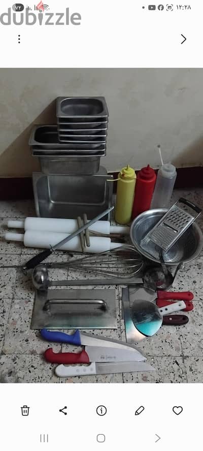 معدات مطعم للبيع