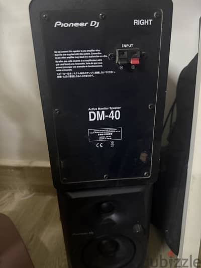 2 Pioneer speakers DM-40