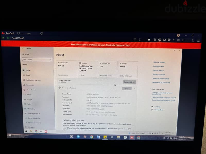 Laptop Hp 1